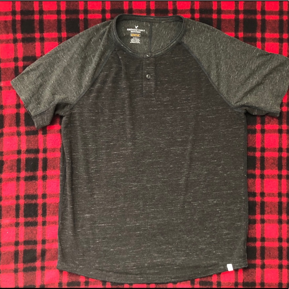 American Eagle Henley Tee
